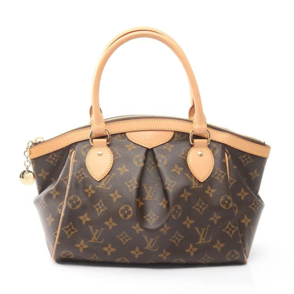 Louis Vuitton Tivoli Handbag Canvas Leather Monogram Brown